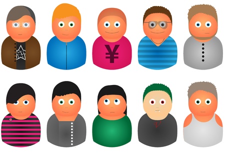 People icons のイラスト素材