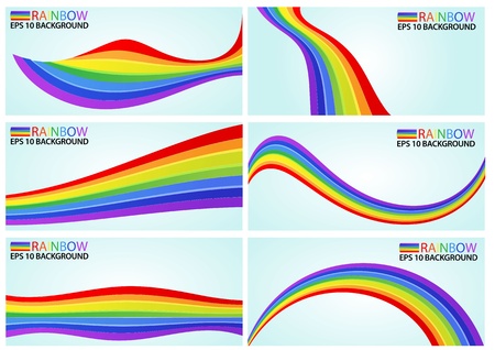 Set of abstract backgroundsのイラスト素材