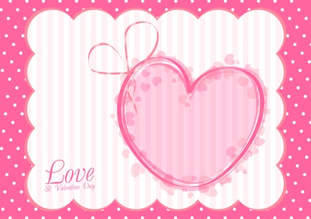  valentines background with heartのイラスト素材