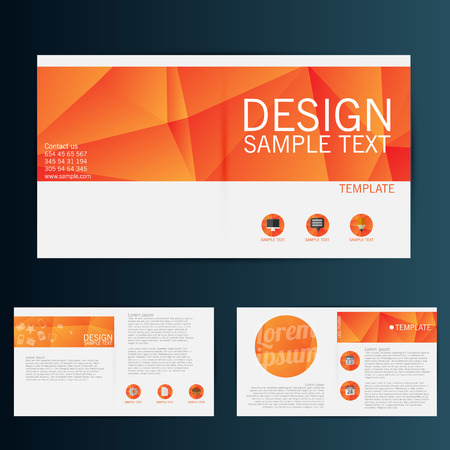 Brochure Flyer design vector templateのイラスト素材