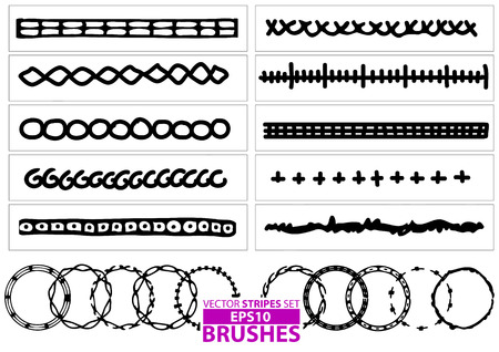 Stpipes Pattern setのイラスト素材