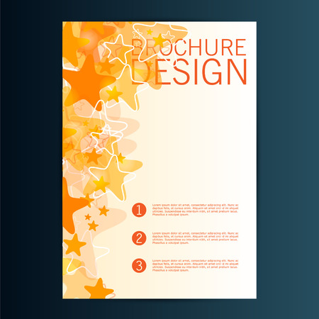 Brochure Flyer design vector template. Eps 10のイラスト素材
