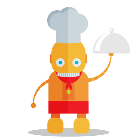 Robot chefのイラスト素材