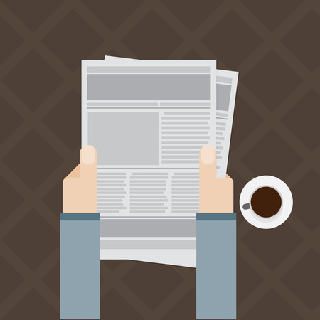 Vector newspaperのイラスト素材