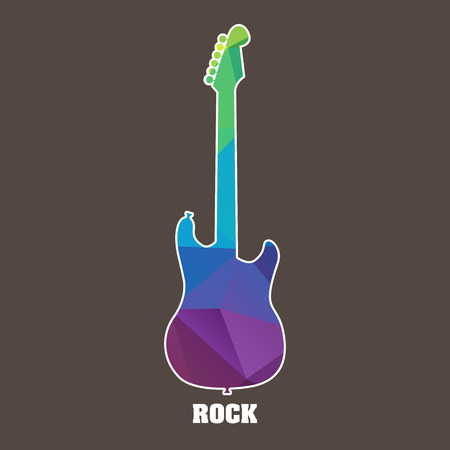 Diamond guitar. illustrationのイラスト素材
