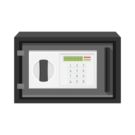 Vector EPS10 flat concept safeのイラスト素材