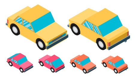 car isometricのイラスト素材