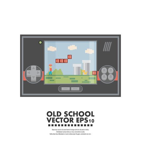 Old Gadget. Flat vectorのイラスト素材