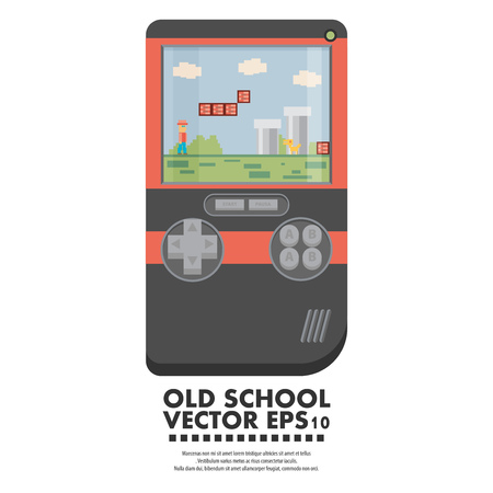 Old Gadget. Flat vectorのイラスト素材