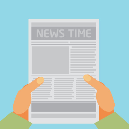 Vector newspaperのイラスト素材