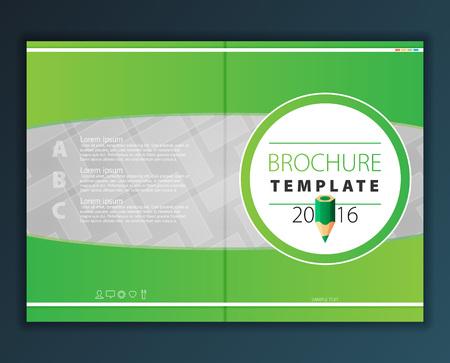 Brochure Flyer design vector templateのイラスト素材