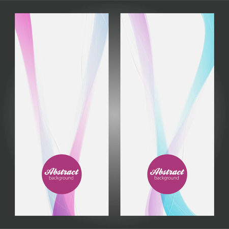 Abstract background set banners colorのイラスト素材