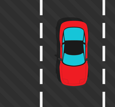 Vector super sports carのイラスト素材