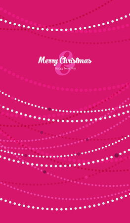 Christmas greeting card. Vector illustrationのイラスト素材