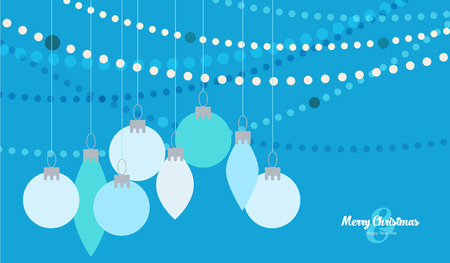 Christmas greeting card. Vector illustrationのイラスト素材