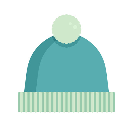 Winter hat isolated flat vectorのイラスト素材