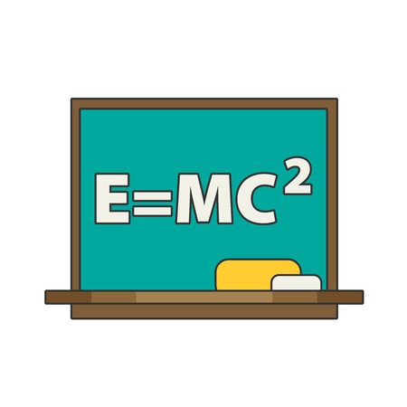 Blackboard flat vectorのイラスト素材