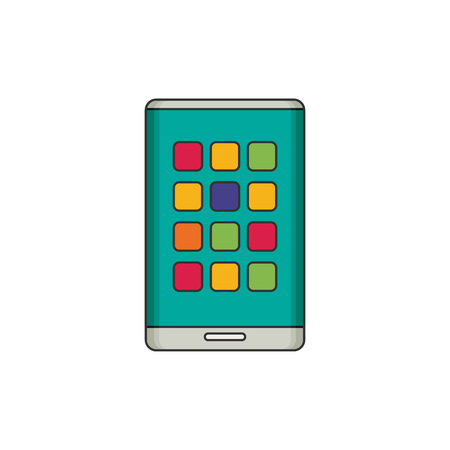 Phone flat vectorのイラスト素材