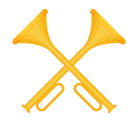 Flat vector Trumpetsのイラスト素材