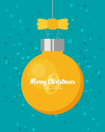 Christmas greeting card. Vector illustrationのイラスト素材