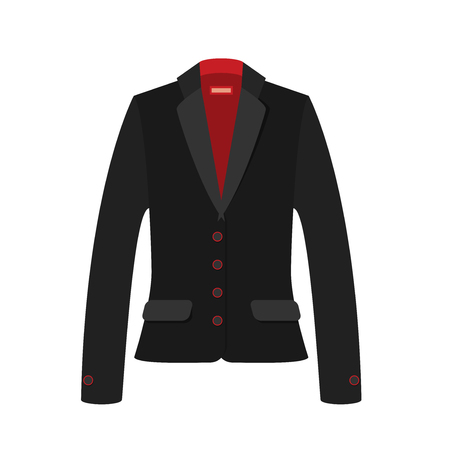 Women jacket flat vector.のイラスト素材