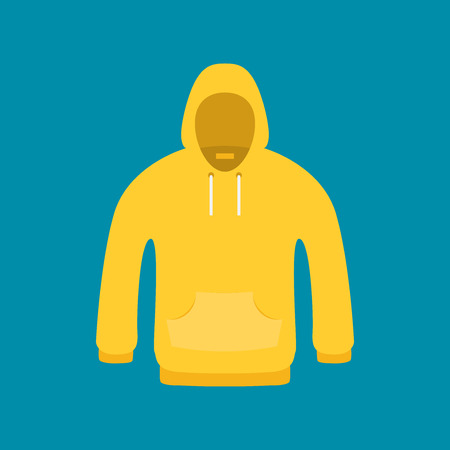 Flat Icon Hoodie Element. Vector Illustrationのイラスト素材