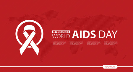 World aids day poster layout design, vector illustrationのイラスト素材