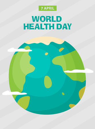 World Health Day Poster Or Banner Backgroundのイラスト素材