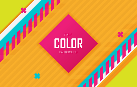 Abstract art background with geometric elementsのイラスト素材
