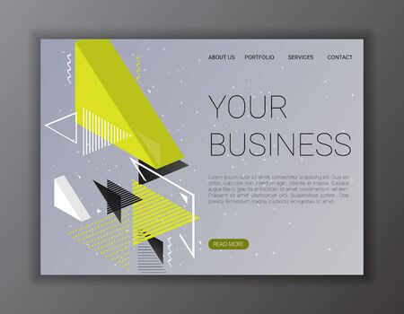 Abstract art background for web and print modern vectorのイラスト素材