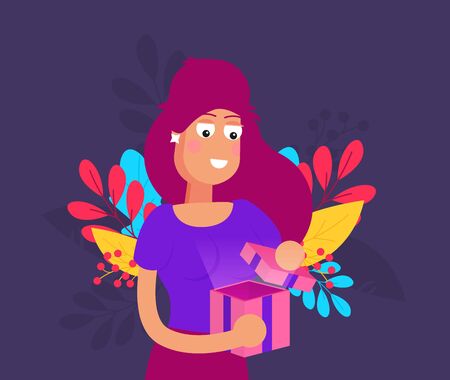 Valentines day card. Vector illustration.のイラスト素材