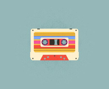 90s decade icon vector illustration designのイラスト素材
