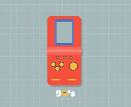 90s decade icon vector illustration designのイラスト素材