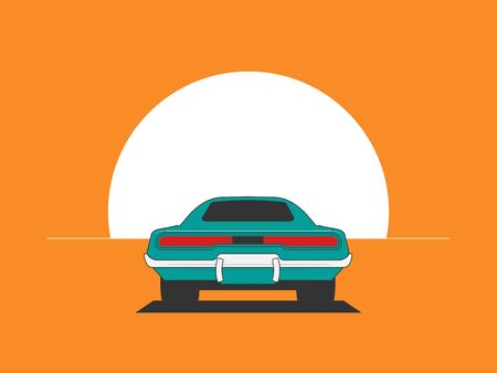 Baggage, luggage, suitcases on background. Flat style vector illustration.のイラスト素材