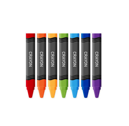 Ð¡rayons color set flat vectorのイラスト素材