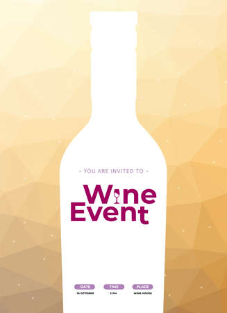 Design for wine event vector colorful backgroundのイラスト素材