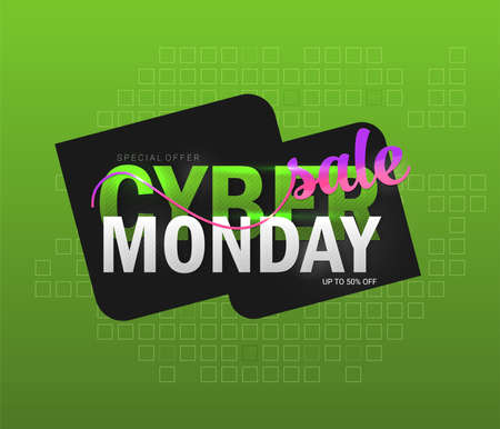 Cyber Monday background design. EPS 10 vector illustrationのイラスト素材