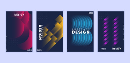 Modern abstract cover design template. Minimal geometric shapes composition. Applicable for Banners,...