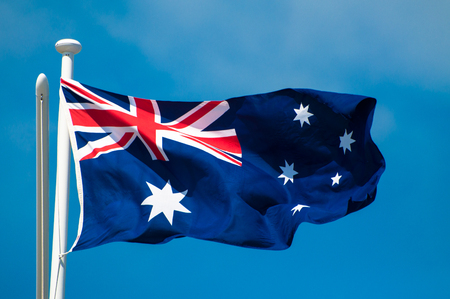 Flag of Australiaの写真素材