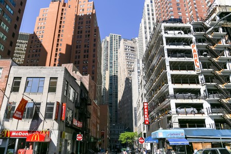 Shops and apartments in Lower Manhattan