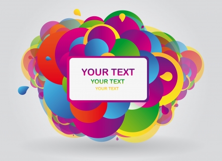 Colorful bubbles のイラスト素材