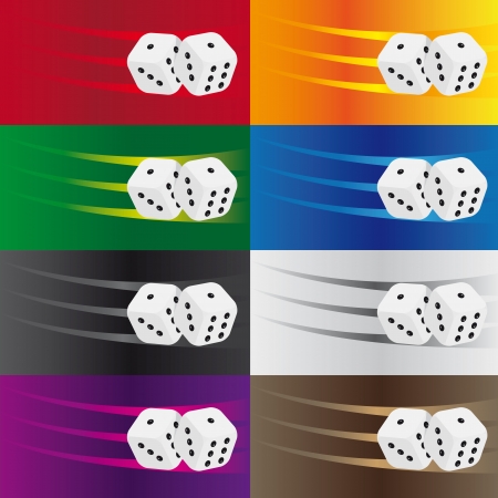 Dices gameのイラスト素材