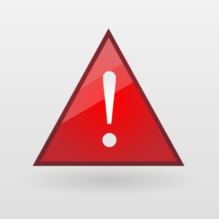 Danger triangle signのイラスト素材