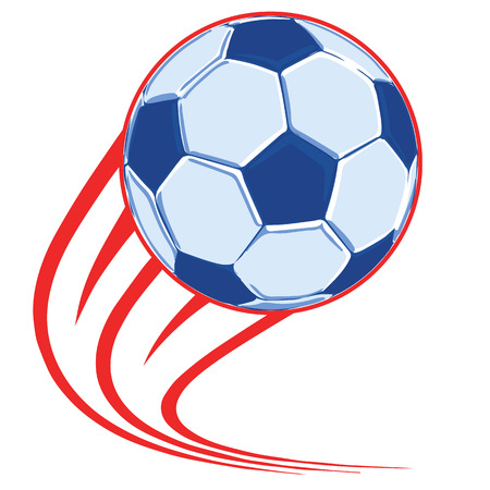 soccer ball poster flying goal sports gameのイラスト素材