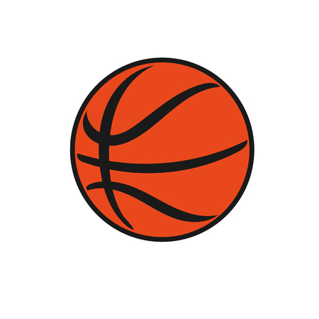 Illustration classic basketballのイラスト素材