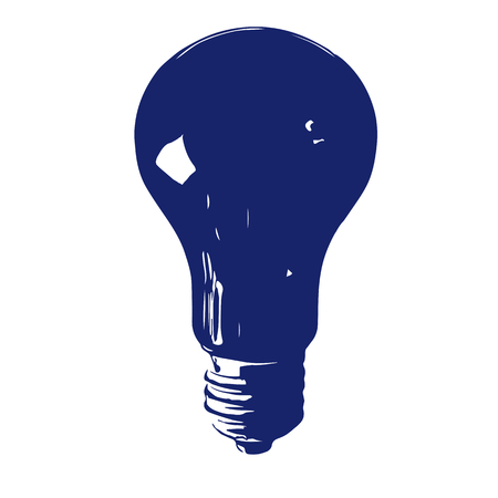 lightbulb vector illustrationのイラスト素材