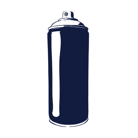 paint spray canのイラスト素材