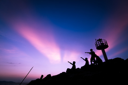 Watch that skyの写真素材