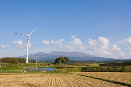 Wind-generated electricityの写真素材