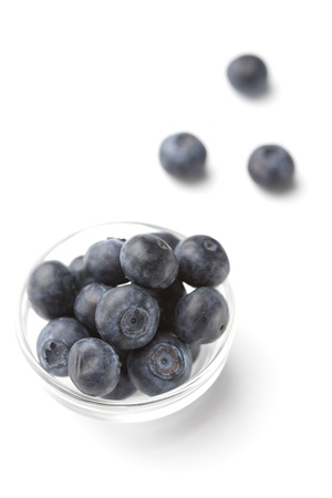 Blueberry on the White backgroundの写真素材